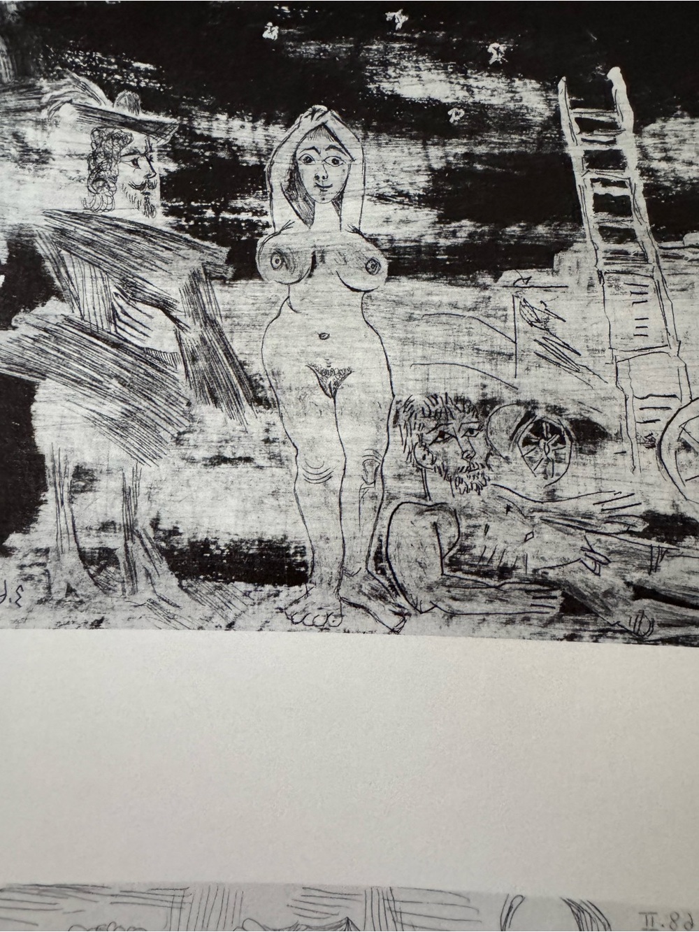 Paloma Picasso White and Gray Minimalist Typography Print - Picture 7 of 15